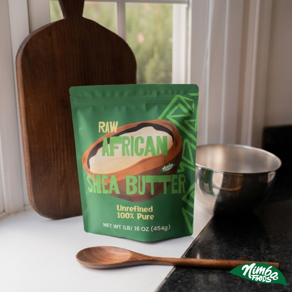 100% Raw African Shea Butter (Unrefined & Grade A) - 1lb Bulk for Dry Skin, Hair & DIY Soap