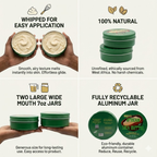 Whipped African Shea Butter 2-Pack - Value Bundle for Stretch Marks & Deep Skin Repair