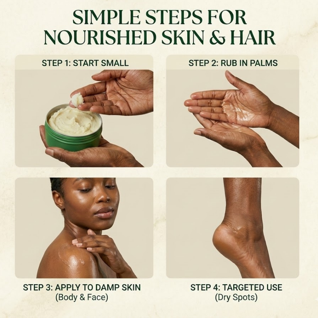 Whipped African Shea Butter 2-Pack - Value Bundle for Stretch Marks & Deep Skin Repair